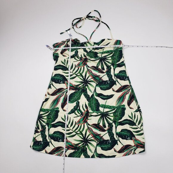 Andie Swim The Waikiki Dress Ivory Palm Tropical Print Summer Dress - Pick Size - Picture 4 of 16